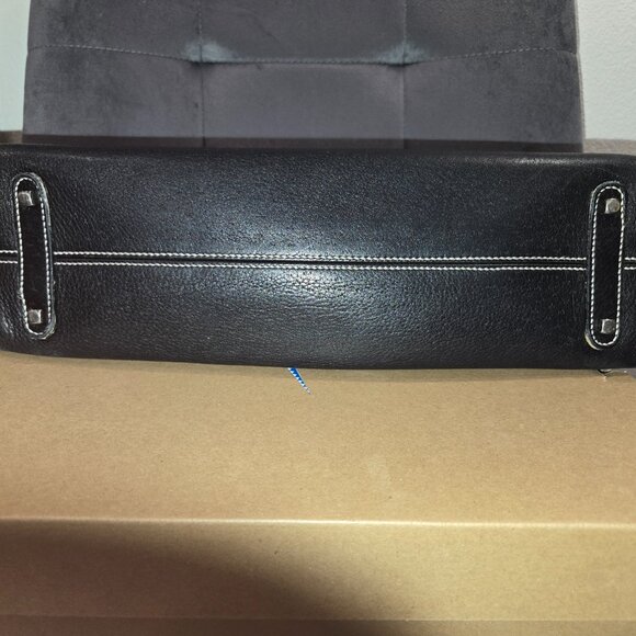 Salvatore Ferragamo vintage black leather bag - AS IS / Repair needed - Picture 11 of 12